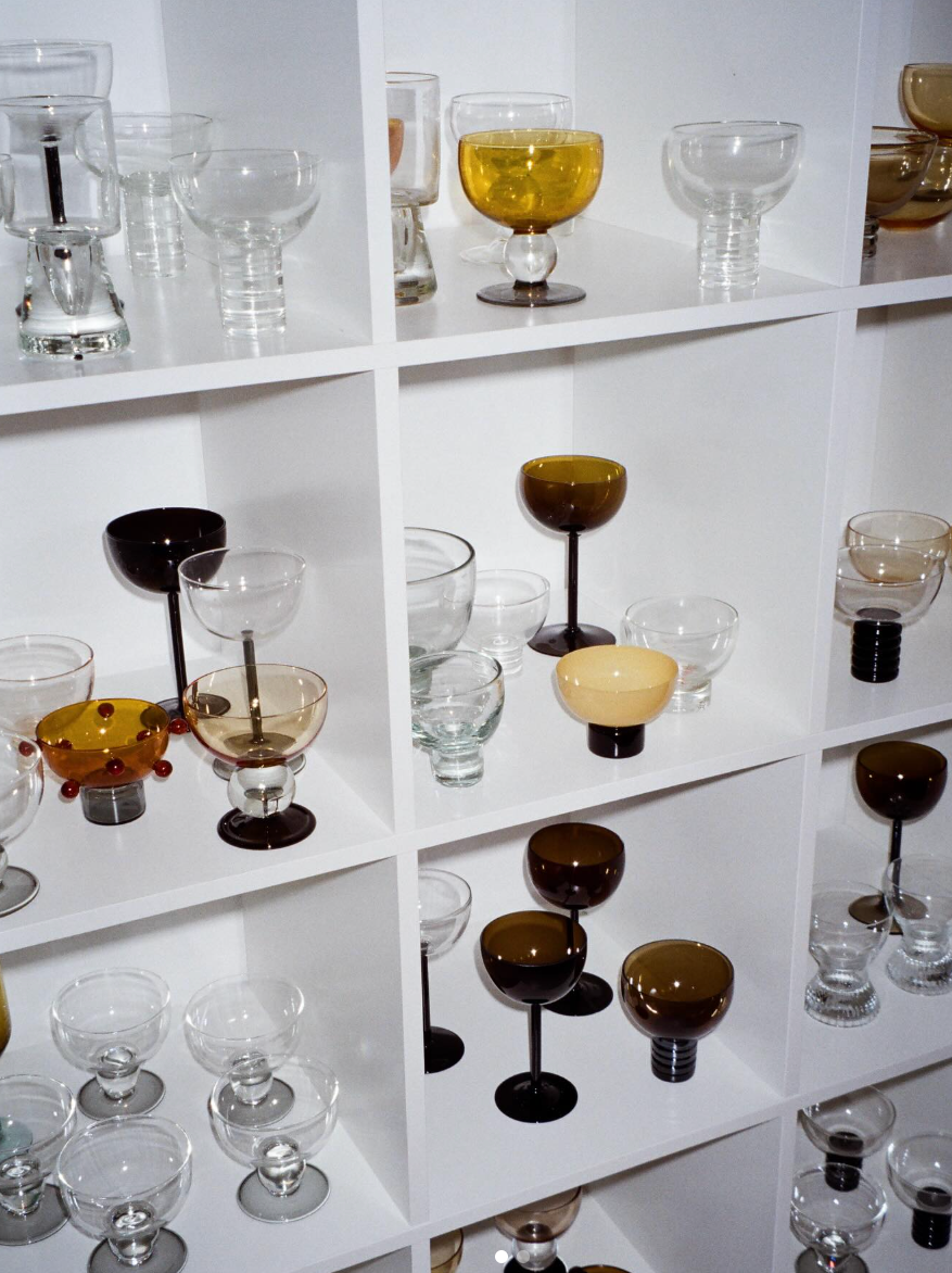 Saint Heron glassware ambiance